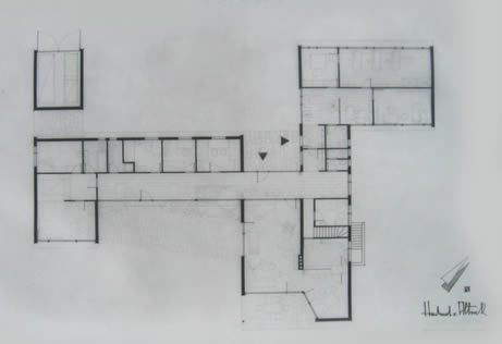 Wohnhaus mit Büro für einen Architekten